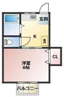 プリティハイツ【2階】の間取り