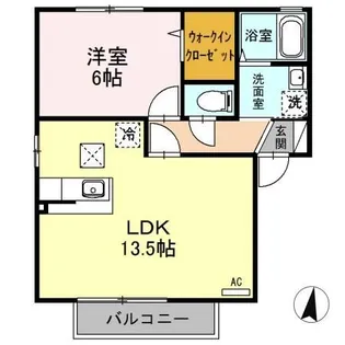 アンバサダーヒルズ F【1階】の間取り