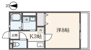 エクレール希望が丘【1階】の間取り