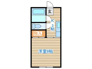 コーポラスエトワール【1階】の間取り