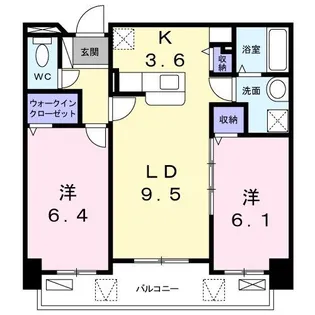 ミカーレ・トーゲン【5階】の間取り