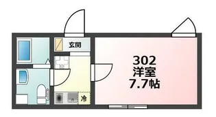 Glanz文京千駄木【3階】の間取り