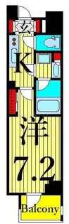 デュフレ南千住【3階】の間取り