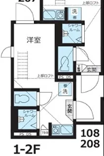 Terrace代々木上原【1階】の間取り