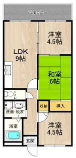 カーサフィオーレ 壱番館【5階】の間取り