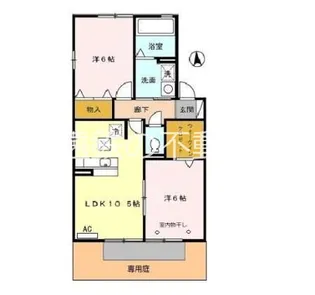Wing 841【1階】の間取り