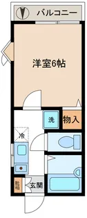 ドミール武蔵小杉【1階】の間取り