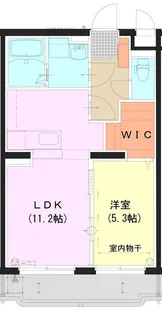 ユーミー新高岡【2階】の間取り
