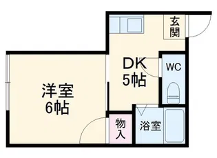 サンライズ6【2階】の間取り
