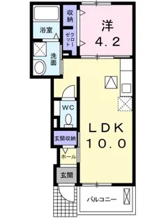 グランデ【1階】の間取り