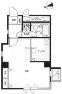 インペリアル六本木フォラム【5階】の間取り