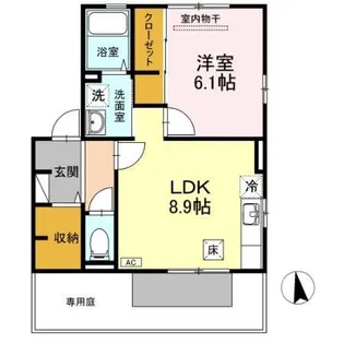 クレシエンドA棟の間取り