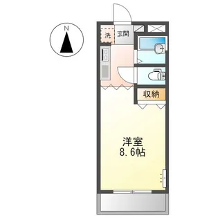 ラ・カーサ・アンジェロ【1階】の間取り