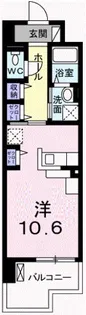 クレール姫路II【5階】の間取り