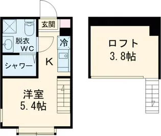 ソラーレ西大泉【1階】の間取り