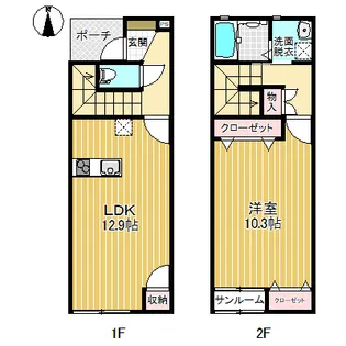 Dan-No-Villa(ダンノヴィラ)【1階】の間取り