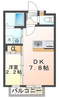 フィオーレ【1階】の間取り