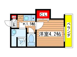 シェモア上板橋【2階】の間取り