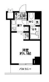HF東日本橋レジデンス【8階】の間取り