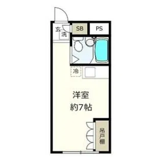 第一のぼりマンション【2階】の間取り