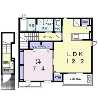 エレメンツ【2階】の間取り