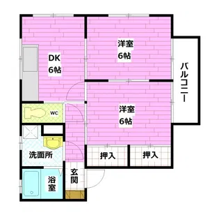 ホームオアシス船越【1階】の間取り