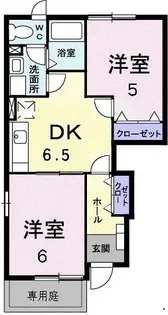 イマージュ野方【1階】の間取り