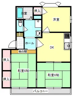 アルテールマトバ A棟【2階】の間取り
