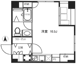 FLEG渋谷【4階】の間取り