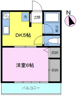 ハイツ宮澤1【2階】の間取り
