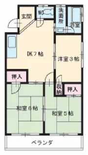 山王運輸ビル【5階】の間取り