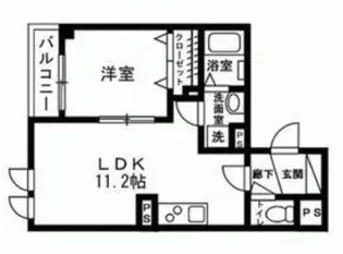 アルカディア扇橋【3階】の間取り