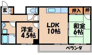 カーサ青崎【2階】の間取り