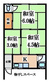 堀文化住宅【1階】の間取り