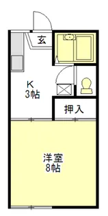 アネックス中山【2階】の間取り