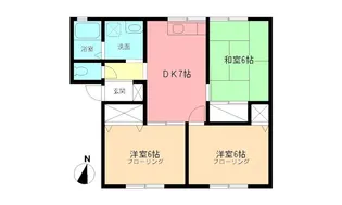 メルベーユ【1階】の間取り