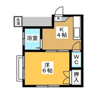 岩井マンション【3階】の間取り