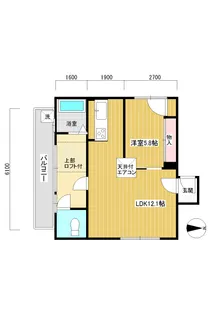 スプリングSUN【4階】の間取り