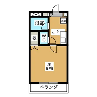 メゾンUTAJAYA【3階】の間取り