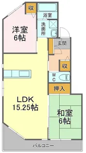 コンフォール葵A棟【2階】の間取り