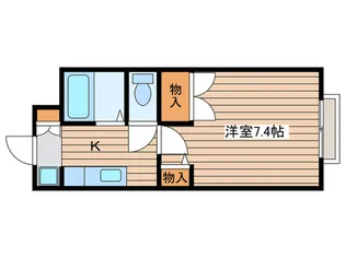 サンハイツ子平町【3階】の間取り