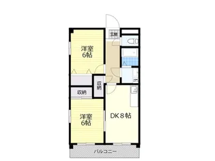 フローラ18【4階】の間取り