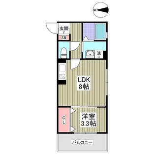 La bleuet【2階】の間取り