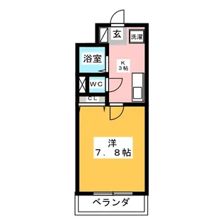 ヴィラコンテッサ原【3階】の間取り