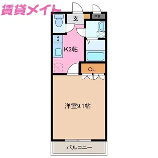フォレスト・ヴィラI【2階】の間取り