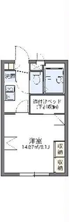 レオパレスZI【1階】の間取り