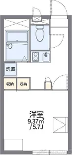 レオパレス滝の華【2階】の間取り