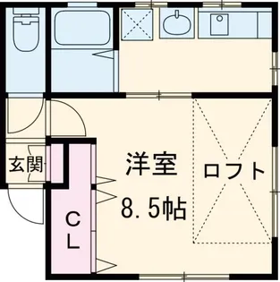 ピーコック【2階】の間取り