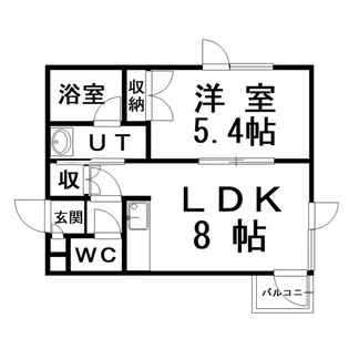 スプリングハイツ【1階】の間取り