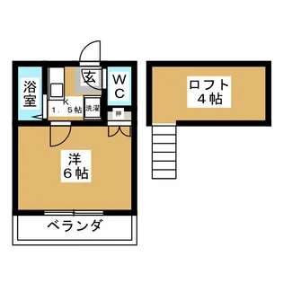 リバーサイド下田【2階】の間取り